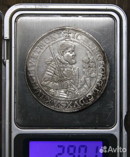 Саксония 1 талер 1618г. Иоган Георг I