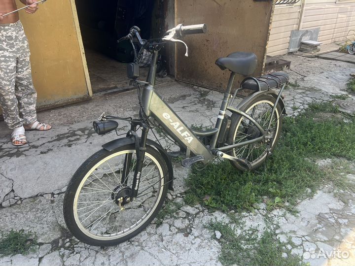 Электровелосипед green city e-alfa