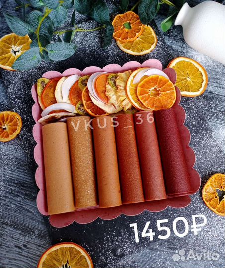 Подарочный набор с пастилой и фруктами