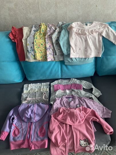 Одежда для девочки пакетом 80 86 92