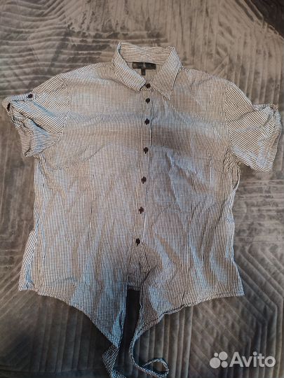 Рубашка в клетку женская 40-42 (xs-s)