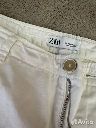 Брюки белые женские Zara