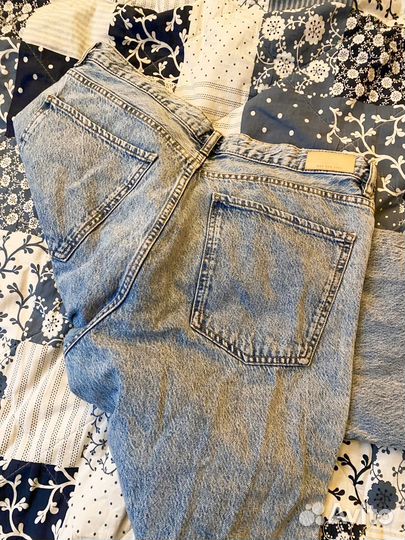 Джинсы mango жен широкие 50 размер