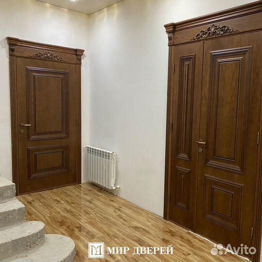 Темные двери: орех, коньяк, каштан