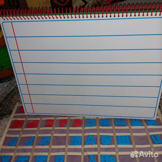 Магнитная азбука Жуковой + кармашки для букв