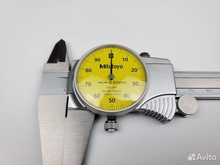 Штангенциркуль с круговой шкалой Mitutoyo 0-200мм