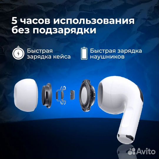 Беспроводные наушники airpods