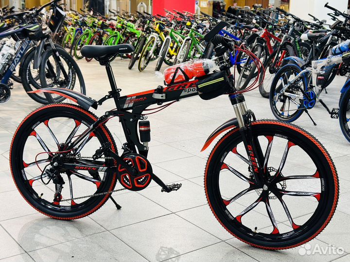 Велосипед Green 24R складная рама литые диски