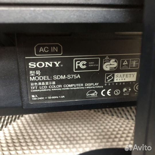Монитор Sony SDM-S75A (48766)