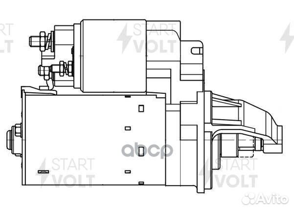 Стартер для а/м Ford Focus II (04) /C-Max (03)