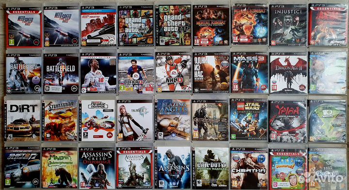 Диски с играми для PlayStation 3