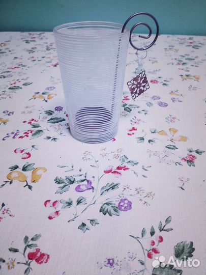 Хрустальные бокалы,подсвечник