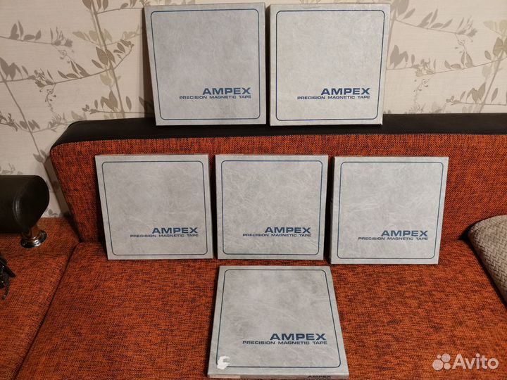 Катушки для магнитофона, коробки оригинал