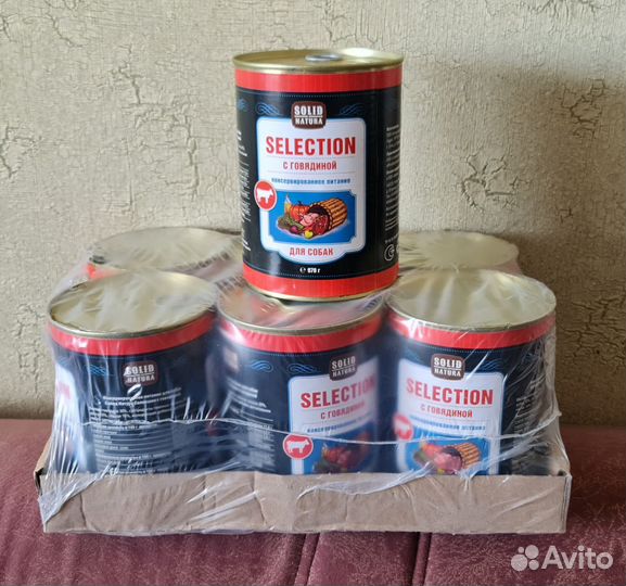 Корм для собак Solid Natura Selection консервы