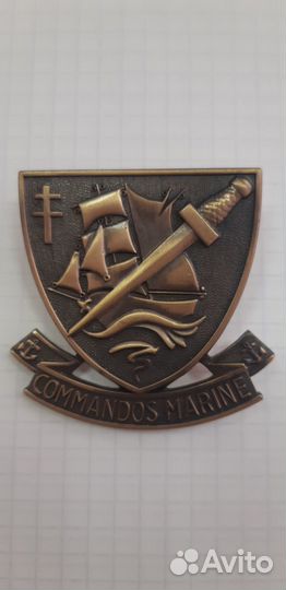 Кокарды на берет подразделений спецназ вмс Франции