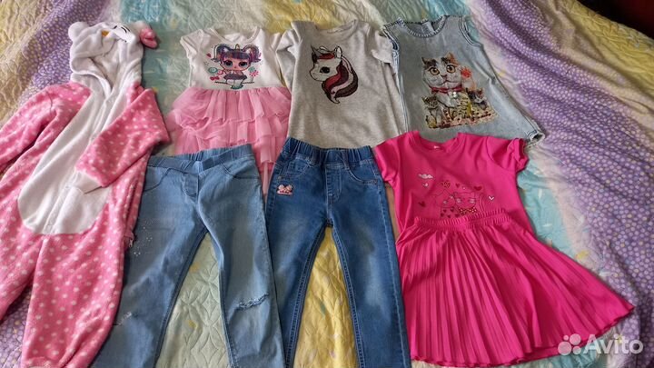 Вещи для девочки на 4-6 лет
