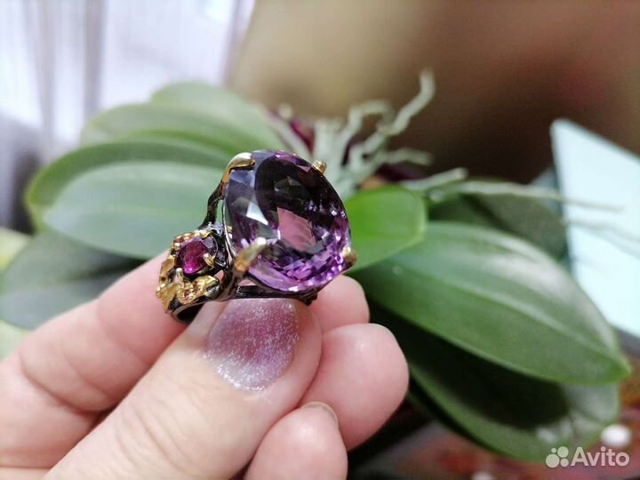 Перстень женский серебро