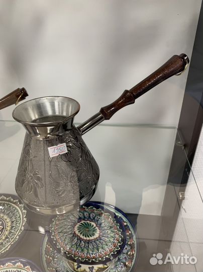 Медная турка для приготовления кофе, 850 мл