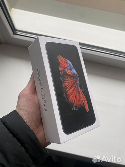 Коробка от iPhone 6s plus space grey