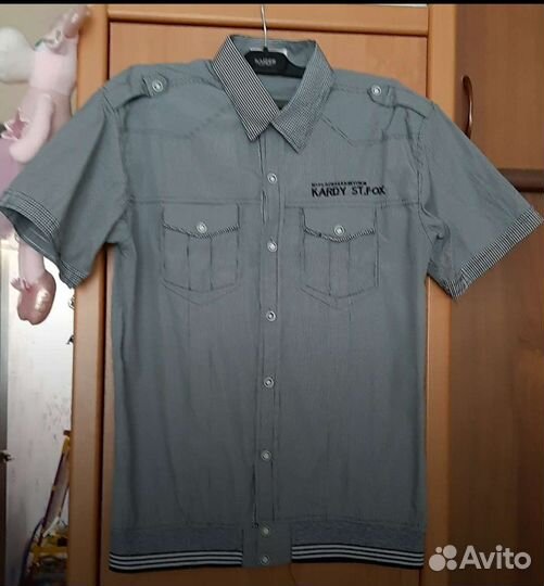 Мужская рубашка в клетку