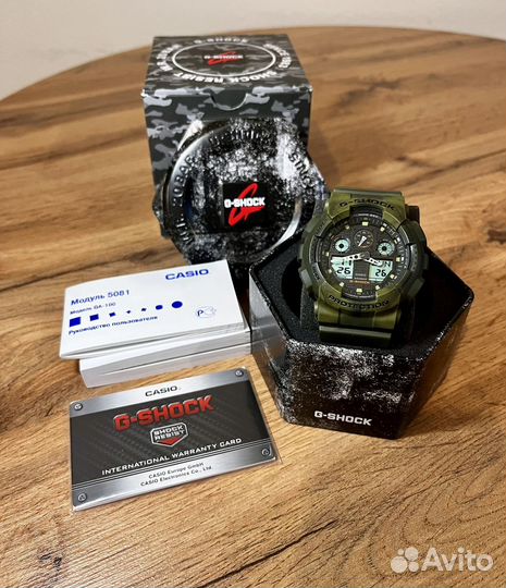 Часы casio g-shock GA-100MM-3A