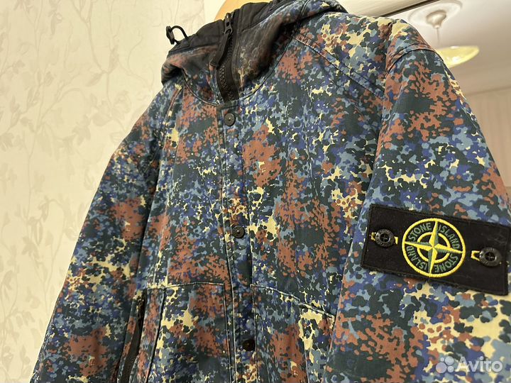 Куртка зимняя мужская Stone Island Raso Gommato