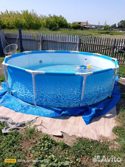 Каркасный бассейн intex
