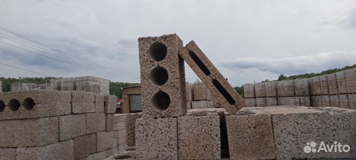 Керамзитобетонный блок DAV#9620