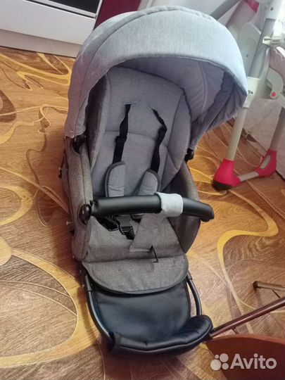 Коляска Indigo Antica 2 в 1 +новые чехлы д/колес