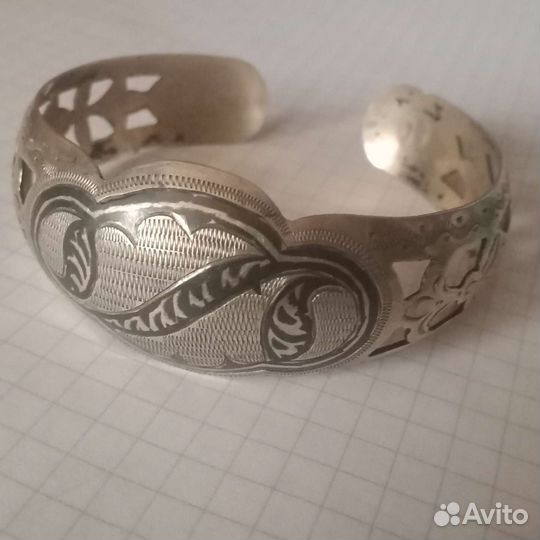 Серебряный браслет Кубачи СССР