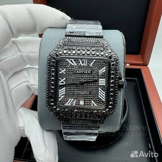 Cartier Santos Swiss мужские часы премиум