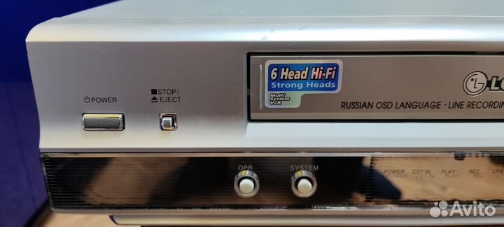 Видеомагнитофон VHS, HI-FI