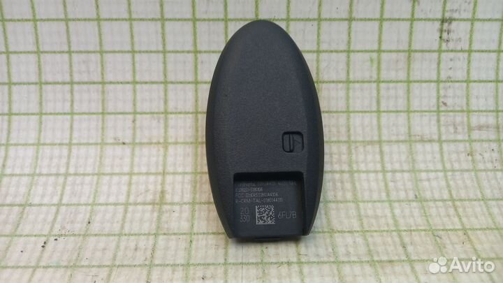 Ключ с чипом иммобилайзера Nissan X-Trail, Rouge