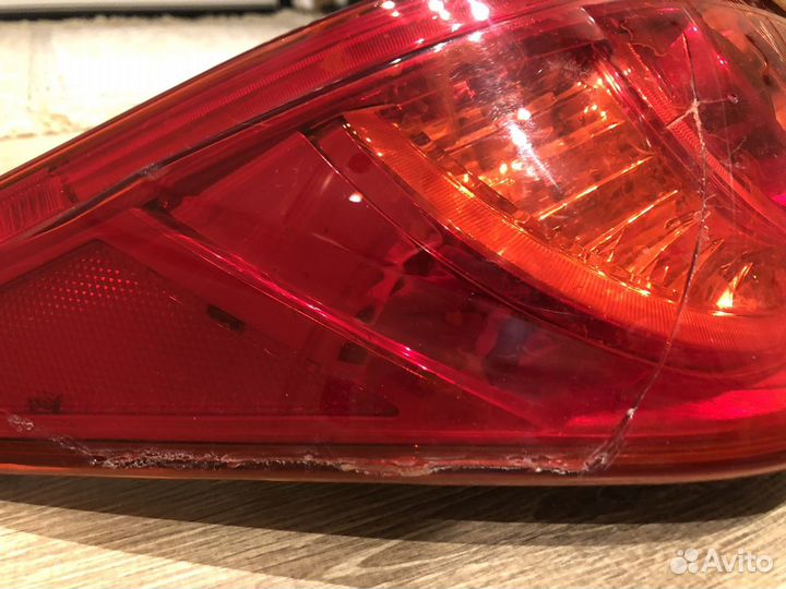 Левый фонарь infiniti Q50 V37