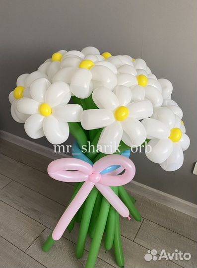 Цветы из воздушных шаров. Воздушные шары