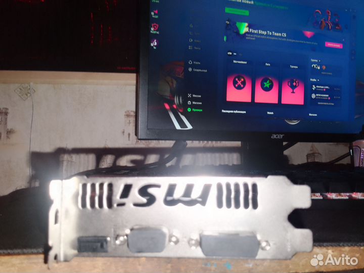 Видеокарта GT 730 4gb MSI