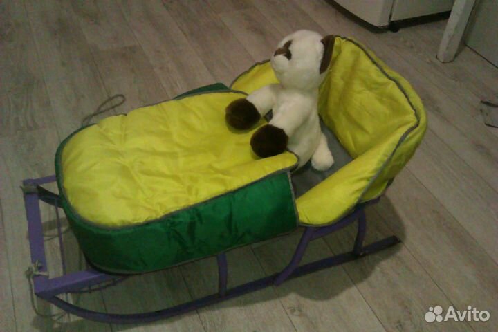 Детские санки с утеплением