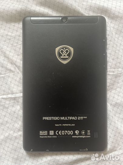 Планшет prestigio multipad 2 pro