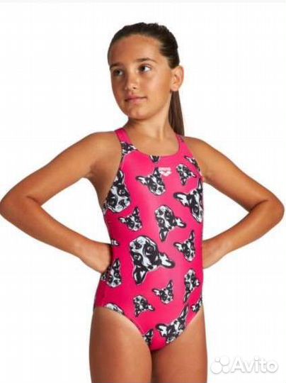 Купальник для девочки arena funny dogs 10-11 лет