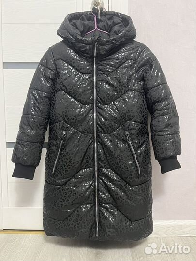Пальто для девочки зима 146