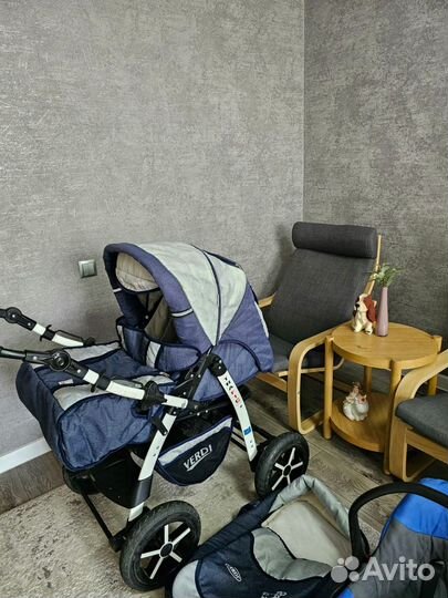 Коляска mers verdi 3в1 идеальное состояние