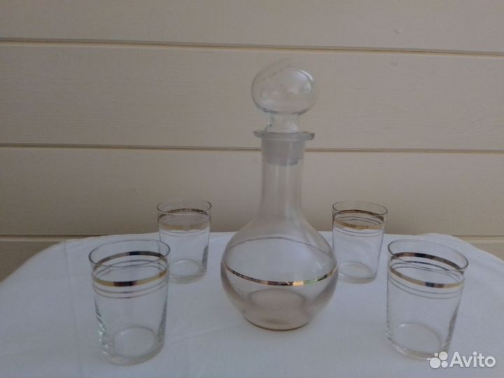 Графин и стопки СССР