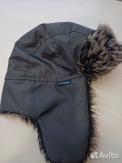 Шапка ушанка зимняя для мальчика 8 лет