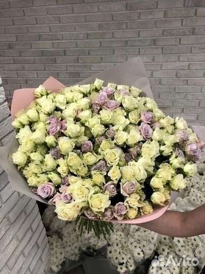 Цветы розы букет