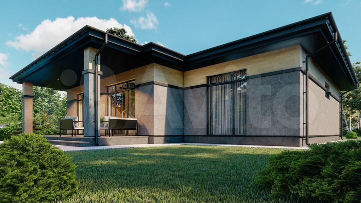 Дом 124 м² на участке 7 сот.