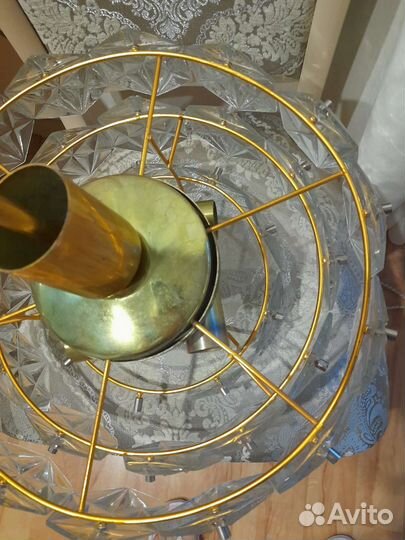 Люстра хрустальная,Искра, СССР