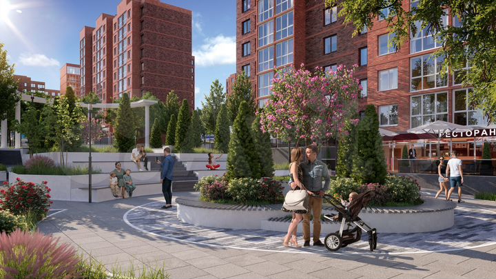 1-к. квартира, 36,6 м², 8/9 эт.