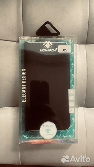 Чехол на iPhone xs кожаный