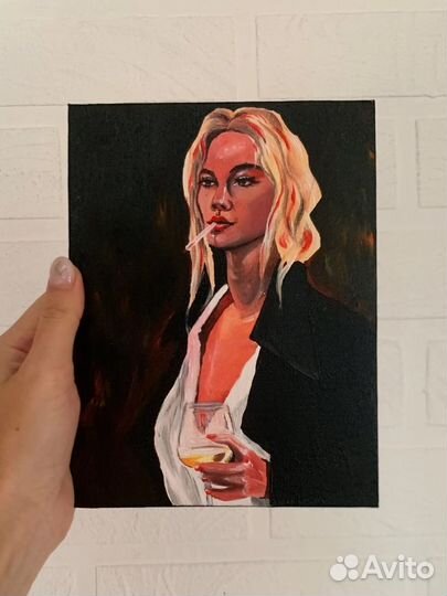 Портрет на холсте