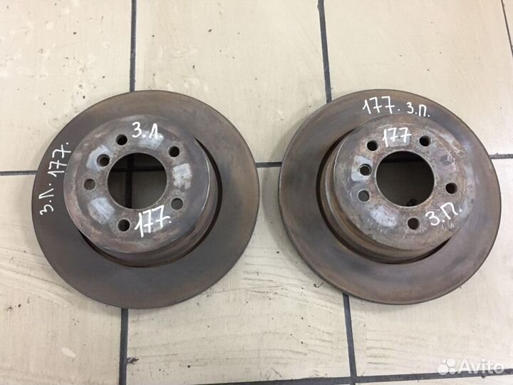 Задний тормозной диск BMW 5 E60 рестайлинг